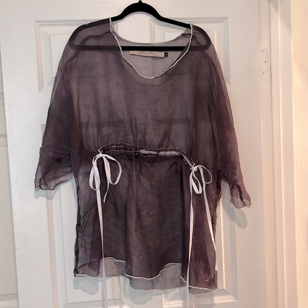 Beautiful Cynthia Ashby layering top